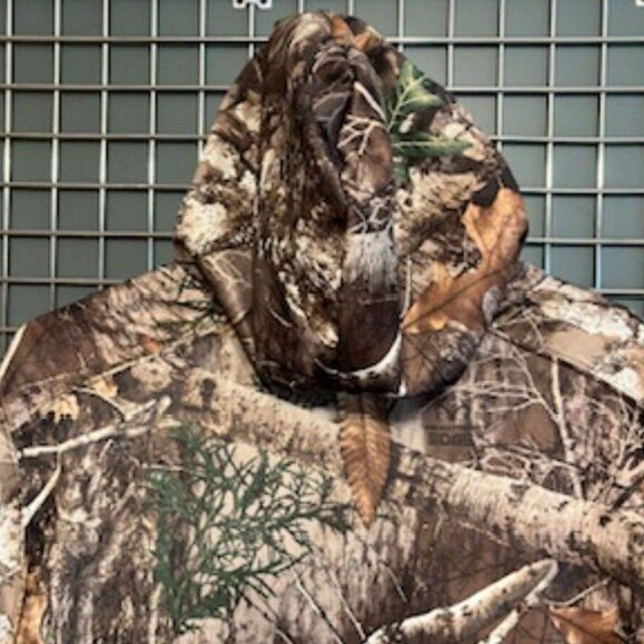 Camouflage Hunting Jacket . Size: 3XL {54-56} . w/ Hoodie . Mossy Oak - Picture 3 of 4